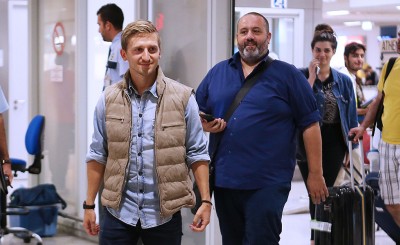 Η άφιξη του Μάρκο Μάριν στην Αθήνα