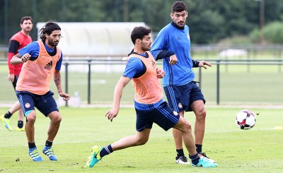 Η απογευματινή προπόνηση στο Γκενκ (07/07)