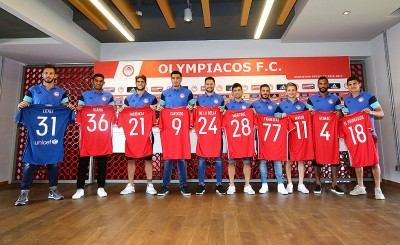 Η παρουσίαση των νέων αποκτημάτων του Ολυμπιακού