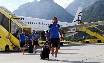 Άφιξη στο Ίνσμπουργκ της Αυστρίας