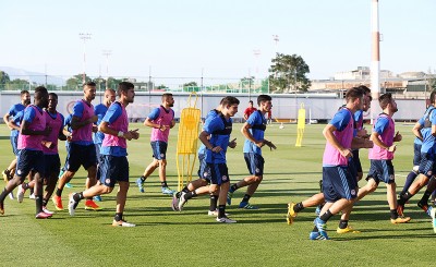 Η απογευματινή προπόνηση στο Ρέντη (04/07)