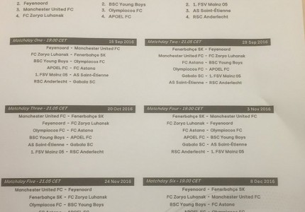 Το πρόγραμμα του Θρύλου