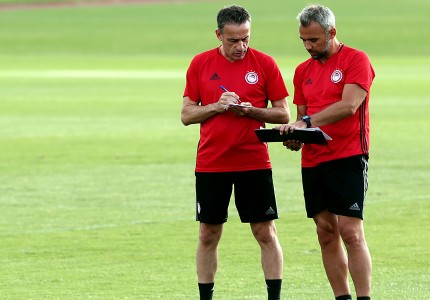 Εικόνες από την προπόνηση