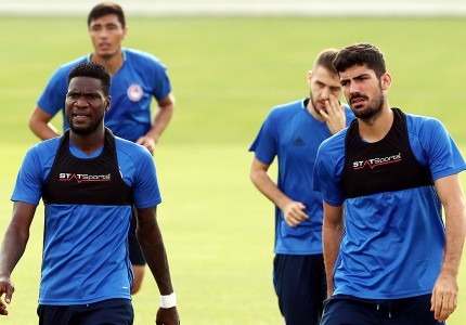 Εικόνες από την προπόνηση