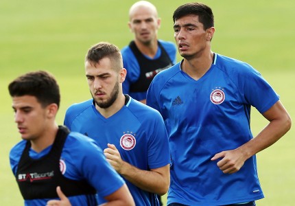 Εικόνες από την προπόνηση