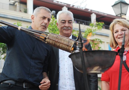 Οι Σχολές του Ολυμπιακού στην Πανελλήνια Λαμπαδηδρομία Εθελοντών Αιμοδοτών!