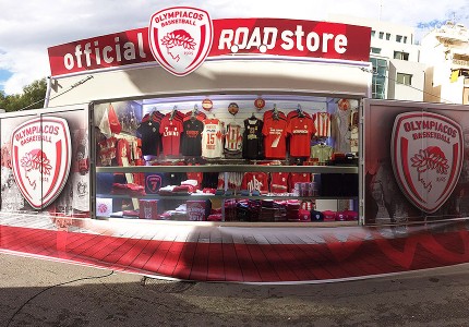 Official Olympiacos Store on the Road!