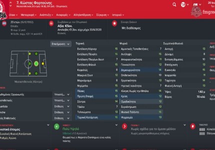 Ο Ολυμπιακός στο Football Manager 2017 (photos, video)