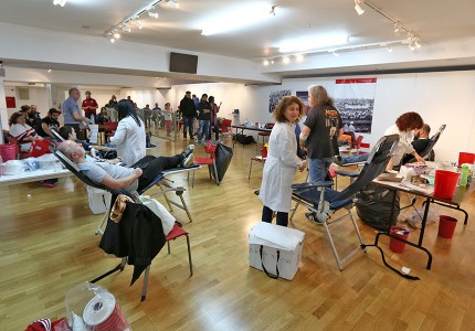 Αιμοδοσία στη μνήμη των θυμάτων της Θύρας 7 (photos)