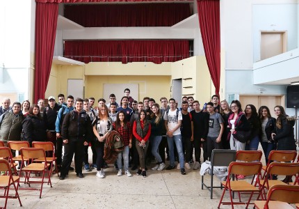 Επίσκεψη Αμανατίδη στο 1ο ΕΠΑΛ Πειραιά (photos)