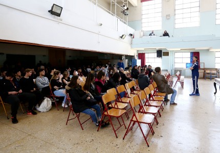 Επίσκεψη Αμανατίδη στο 1ο ΕΠΑΛ Πειραιά (photos)