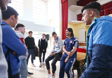 Επίσκεψη Αμανατίδη στο 1ο ΕΠΑΛ Πειραιά (photos)