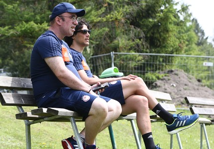 Εικόνες από την προπόνηση