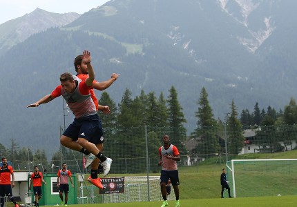 Εικόνες από την προπόνηση