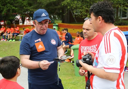 Εικόνες από την προπόνηση