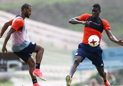 Εικόνες από την προπόνηση