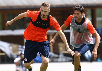 Εικόνες από την προπόνηση