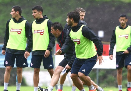 Η σημερινή προπόνηση μέσα από εικόνες