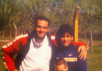 Ο Ουσίγιος με τον Θρύλο Μαραντόνα! (photo)