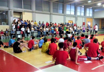 Στο γήπεδο για τη β' περίοδο του camp