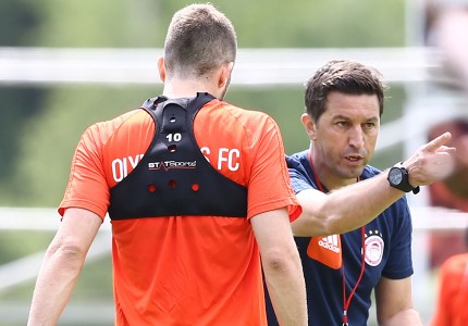 Εικόνες από την προπόνηση