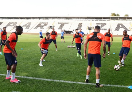 Η τελευταία προπόνηση σε εικόνες