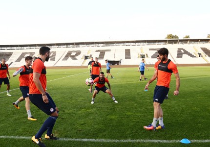 Η τελευταία προπόνηση σε εικόνες