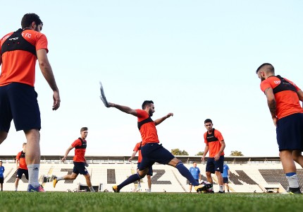 Η τελευταία προπόνηση σε εικόνες