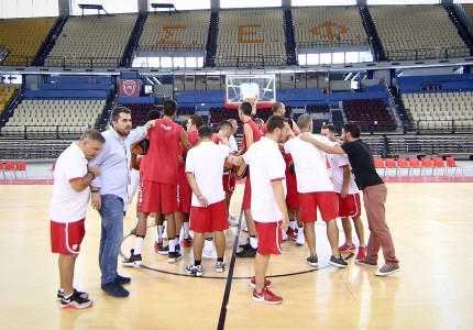 Η προπόνηση στο ΣΕΦ (photos, videos)