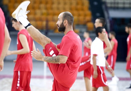 Η προπόνηση στο ΣΕΦ (photos, videos)