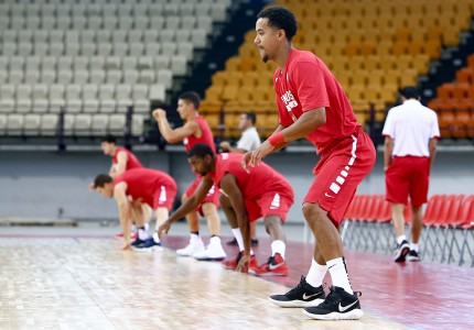 Η προπόνηση στο ΣΕΦ (photos, videos)