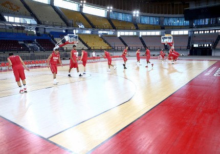 Η προπόνηση στο ΣΕΦ (photos, videos)
