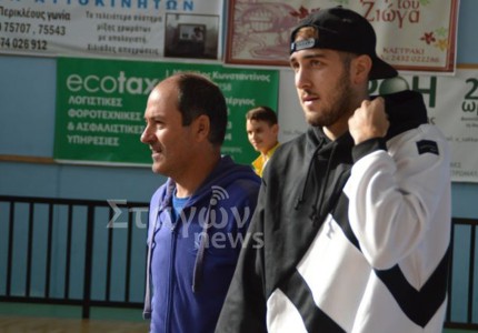 Ο Φορτούνης στην Καλαμπάκα