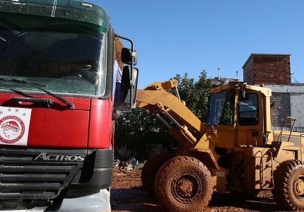 Για πέμπτη ημέρα ο Θρύλος στο πλευρό των κατοίκων της Μάνδρας