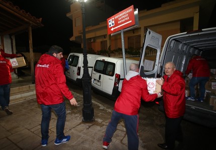 Ο Θρύλος στο πλευρό των πλημμυροπαθών!