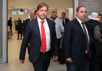 Εικόνες από την άφιξη Μαρτίνς