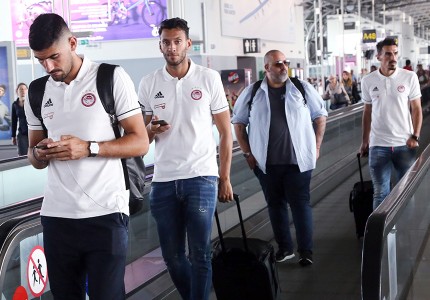 Έφτασε στο Βέλγιο ο Ολυμπιακός! (photos)
