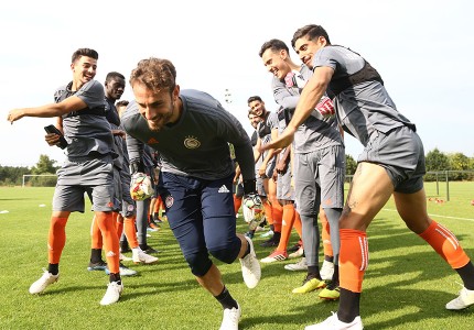 Η απογευματινή προπόνηση σε εικόνες (photos)