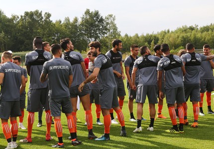 Η απογευματινή προπόνηση σε εικόνες (photos)