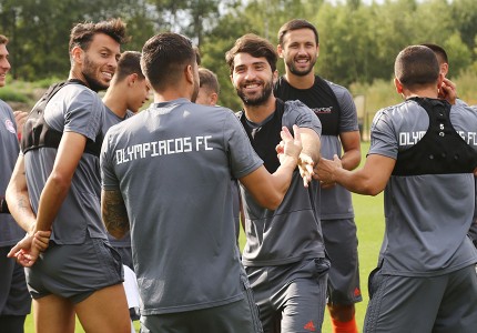 Η απογευματινή προπόνηση σε εικόνες (photos)