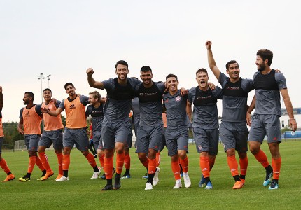 Η απογευματινή προπόνηση σε εικόνες (photos)