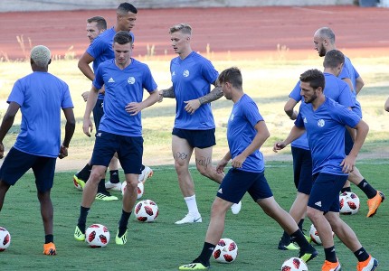 Η προπόνηση της Λουκέρνης