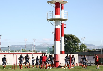 Η τελευταία προπόνηση του Θρύλου σε εικόνες