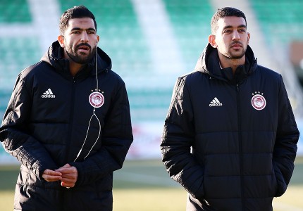 Στο γήπεδο ο Ολυμπιακός (photos)