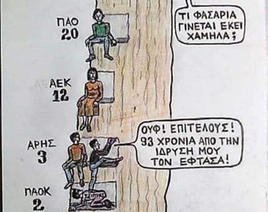 Και ο Δουρέκας για τη φασαρία εκεί χαμηλά! (photo)
