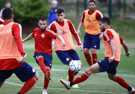 Εικόνες από την απογευματινή προπόνηση