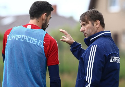 Εικόνες από την πρωινή προπόνηση