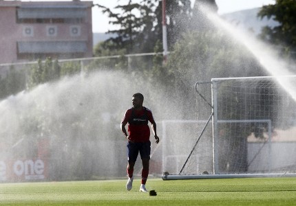 Η τελευταία προπόνηση σε εικόνες