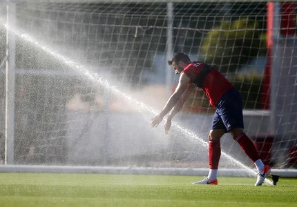 Η τελευταία προπόνηση σε εικόνες