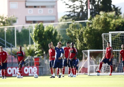 Η τελευταία προπόνηση σε εικόνες